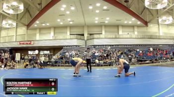 195 lbs Round 1 (6 Team) - Kolton Martinez, Garrett Wrestling Club vs Jackson Hawk, Delta Wrestling Club Inc.