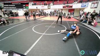 106-112 lbs Quarterfinal - Kaden Johnson, Locust Grove Youth Wrestling vs Malaki McAnally, Tiger Trained Wrestling