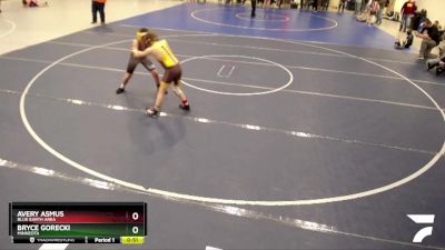 120 lbs Round 4 - Bryce Gorecki, Minneota vs Avery Asmus, Blue Earth Area