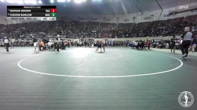 B6A-150 lbs Champ. Round 1 - Nathan Brown, Putnam City vs Colton Barlow, Broken Arrow