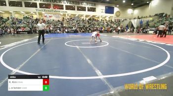 49 lbs Round Of 16 - Kyle Kim, Red Star Wrestling Academy vs James Crisman, Canby Mat Club