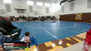 77 lbs Round 1 - Carson Grant, Lovell Middle School vs Tripp Hopkin, Rocky Mountain Middle School