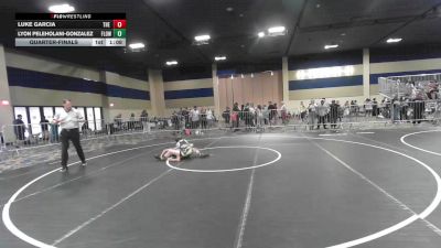 83 lbs Quarterfinal - Luke Garcia, The Valley WC vs Lyon Peleholani-Gonzalez, Flow Academy HI