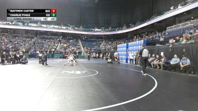 7A 113 lbs Cons. Round 1 - Charlie Fogle, South Iredell High School vs Matthew Carter, New Hanover
