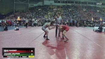 184 lbs Semis (4 Team) - Brad Mahoney, King vs Zachary Holstion, Glenville State