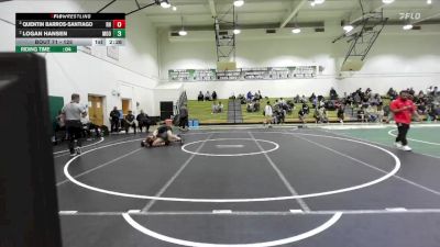 125 lbs Semifinal - Quentin Barros-Santiago, Rio Hondo vs Logan Hansen, Moorpark