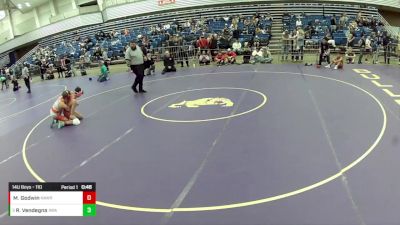 14U Boys - 110 lbs Champ. Round 1 - Reece Vendegna, Askren Wrestling Academy vs Makana Godwin, Nakamura Wrestling