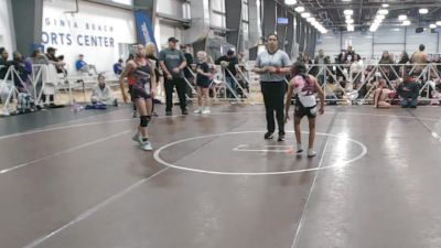 86 lbs Round 3 (4:30pm Friday) - Rane Mitchell, Misfits vs Valeria Cerna, Cali Pink