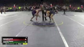 D2-190 lbs Champ. Round 1 - Easton Phipps, Goodrich HS vs Richard Davis, Fowlerville HS