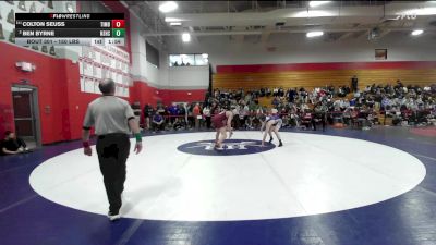 150 lbs Semifinal - Colton Seuss, Timberlane vs Ben Byrne, Nashua South