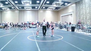 72 lbs Round Of 32 - Bennett Carlson, Champions WC vs Gwen Briggs, Inland Elite