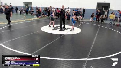 100 lbs Rr3 - Kenna Paulson, Mat-Su Matmen vs Tessa Gall, Chugach Eagles Wrestling Club