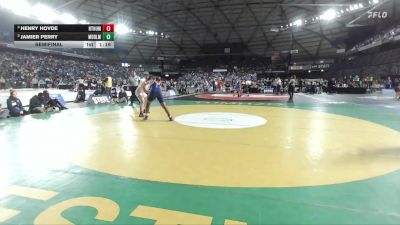 Boys 3A 215 lbs Semifinal - Henry Hovde, North Thurston vs Jamier Perry, Meadowdale