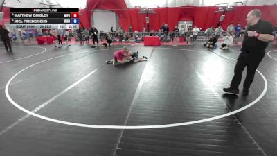 126 lbs Cons. Sub-semis - Matthew Quigley, Michigan Premier vs Joel Friederichs, Minnesota