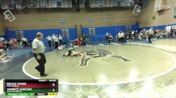 190lbs Cons. Round 7 - Yaneece Sanchez, Richland (Girls) vs Nicole Cooke, Pasco (Girls)