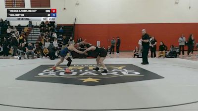 145 lbs Semifinal - Reese Larramendy, Iowa vs Gia Ritter, Augustana (IL)