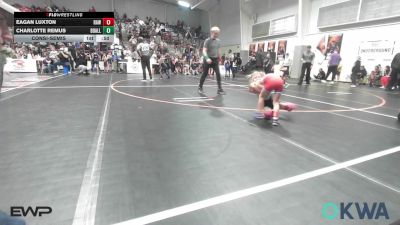 49 lbs Consolation - Eagan Luxton, Raw Wrestling Club vs Charlotte Remus, Barnsdall