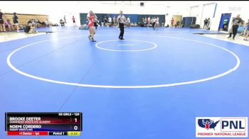 120 lbs Round 4 - Brooke Deeter, Sanderson Wrestling Academy vs Noemi Cordero, Poway Wrestling