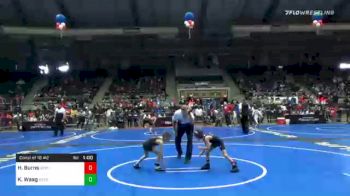 46 lbs Consolation - Hudson Burns, Sebolt Wrestling Academy vs Karson Waag, Keystone Kids Wrestling