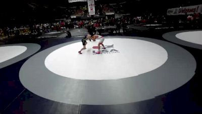 132 lbs Champ. Round 1 - Jessie Valenzuela, Rough House Wrestling vs Jordan Johnson, McKinleyville Freestyle Wrestling Club