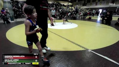 56 lbs Round 3 - Andrew Berrelleza, Savage House vs Nicolas Lopez, 951 Wrestling Club