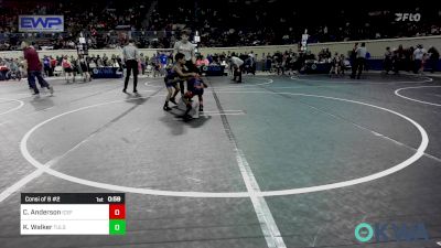 60 lbs Consi Of 8 #2 - Cairo Anderson, Icefighter U vs King Walker, Tulsa Blue T Panthers