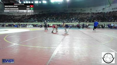 143 lbs Round Of 32 - Brayedon Bear, Cache vs Nolyn Matanane, Norman Jr High