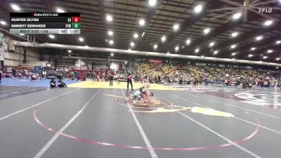 144 lbs Champ. Round 2 - Emmett Edwards, St. Thomas More vs Hunter Glynn, Eastside United