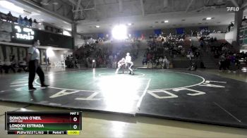 98 lbs 1st Place Match - London Estrada, Chaparral vs Donovan O`Neil, Great Oak
