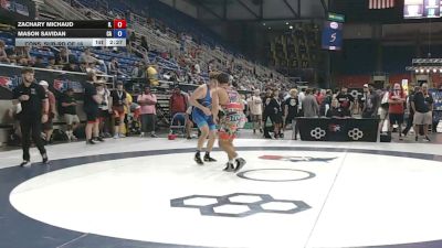 190 lbs Cons. Sub-rd Of 16 - Zachary Michaud, Illinois vs Mason Savidan, California