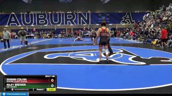 138 lbs Champ. Round 2 - Shawn Colvin, Elmore County School vs Riley Brewer, Lee County