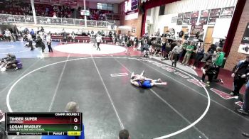 138 lbs Champ. Round 2 - Timber Super, Okanogan vs Logan Bradley, Coeur D`Alene High School