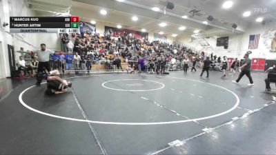 144 lbs Quarterfinal - Marcus Kuo, Arroyo vs Hunter Artim, Servite