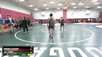 192 lbs Champ. Round 1 - Animesh Andhare, Washington High School vs Leo Torres, De La Salle High School