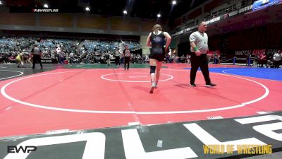 135 lbs Round Of 16 - Emmeline Livingston, La Grande Girls vs Elizabeth Coates, Nomad Wrestling Club