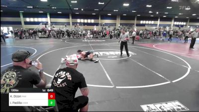 130 lbs Consi Of 16 #1 - Kiwi Dizon, Paw vs Itzel Padilla, Cobra Kai