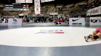 Schoolgirls - 125 lbs Cons. Round 3 - Lanna Reel, Ramona Dawg Pound Wrestling Club vs Joise Perez, Blazers Wrestling Club