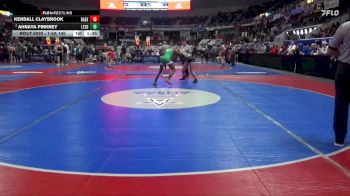 1-5A 145 Quarterfinal - Ahnaya Pinkney, Leeds vs Kendall Claybrook, Dadeville High School