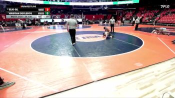 3A 106 lbs Cons. Round 1 - Kristian DeClercq, Rockton (Hononegah) vs Elio Gil, Chicago (Marist)