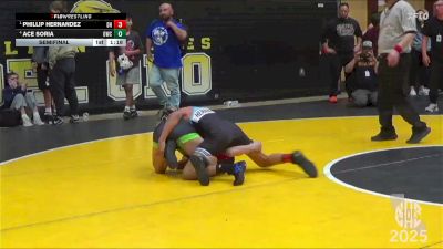 112 lbs Semifinal - Phillip Hernandez, Dark Horse vs Ace Soria, Outlaws Wrestling Club