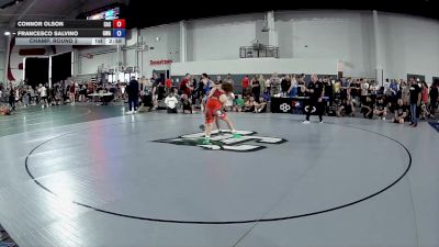 190 lbs Champ. Round 1 - Connor Olson, Elite Athletic Club vs Francesco Salvino, Gladiator Wrestling Academy