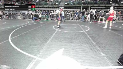 112 lbs Quarterfinal - Anthony Riotto, Edge Wrestling vs Ryan Halal, Union