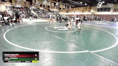 144 lbs Champ. Round 1 - Axel Esparza, Lakeside vs David Sanchez, South Bakersfield