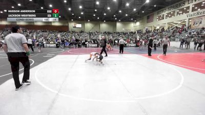 58 lbs Consolation - Hudson Anderson, Roseburg Mat Club vs Jackson Westberg, USA Gold