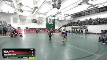 235 lbs Semifinal - Keye Osede, Cypress vs Amy Renteria, Norwalk