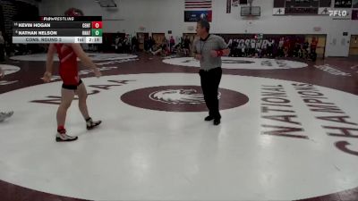 165 lbs Cons. Round 2 - Kevin Hogan, Central vs Nathan Nelson, Unattached
