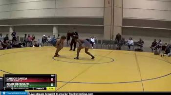 185 lbs Semis & 3rd Wb (16 Team) - Carlos Garcia, Golden Bears vs Khari Bendolph, Garage Boyz Wrestling