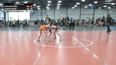 100 lbs Round 3 (12pm Friday) - Zach Sultanbik, Team VA/USA vs Czarlie Diffee, Oklahoma Elite