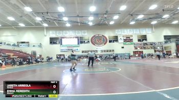 132 lbs Cons. Round 2 - Emma Meredith, Burley vs Jareth Arreola, Minico