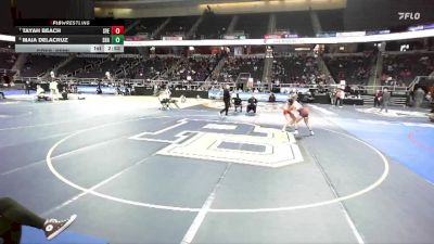 120 lbs Cons. Semi - Maia DeLaCruz, Shaker-2 vs Tayah Beach, SVEC-4